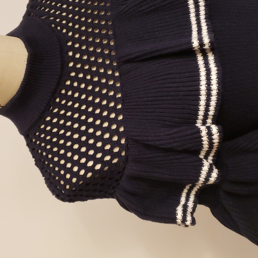 Self-Portrait Ruffled Sweater - Picture 2 of 6